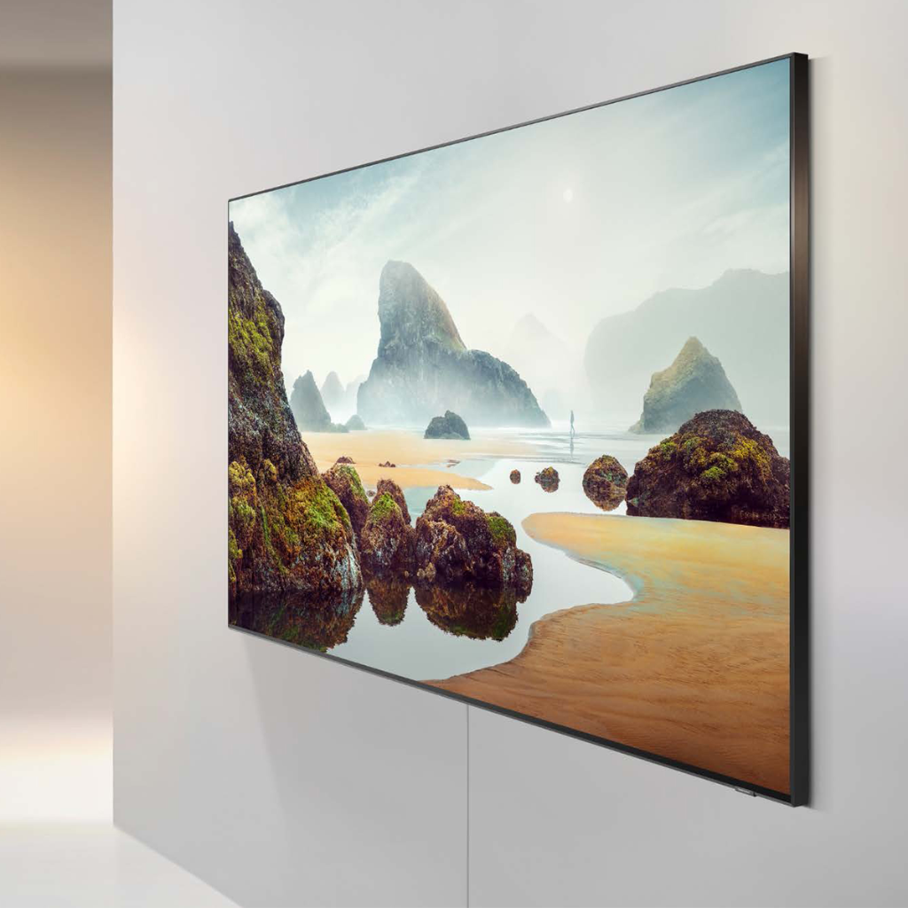 Samsung Commission - photograph on TV on wall